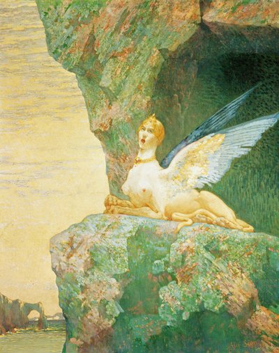 اليأس في أبو الهول ، 1890 بواسطة الكسندر سيون